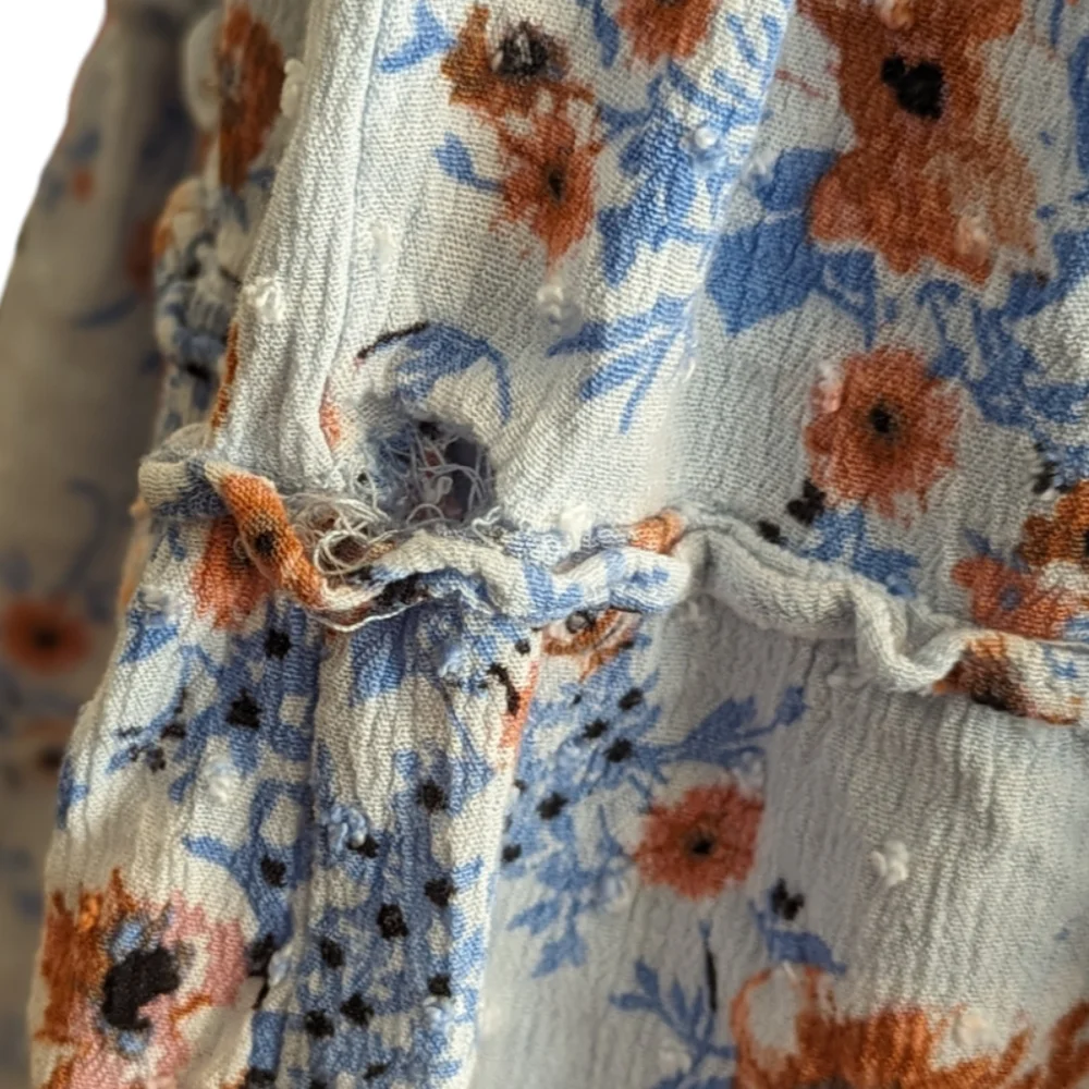 Altar'd State Floral Blue Dress - Picture 5 of 5